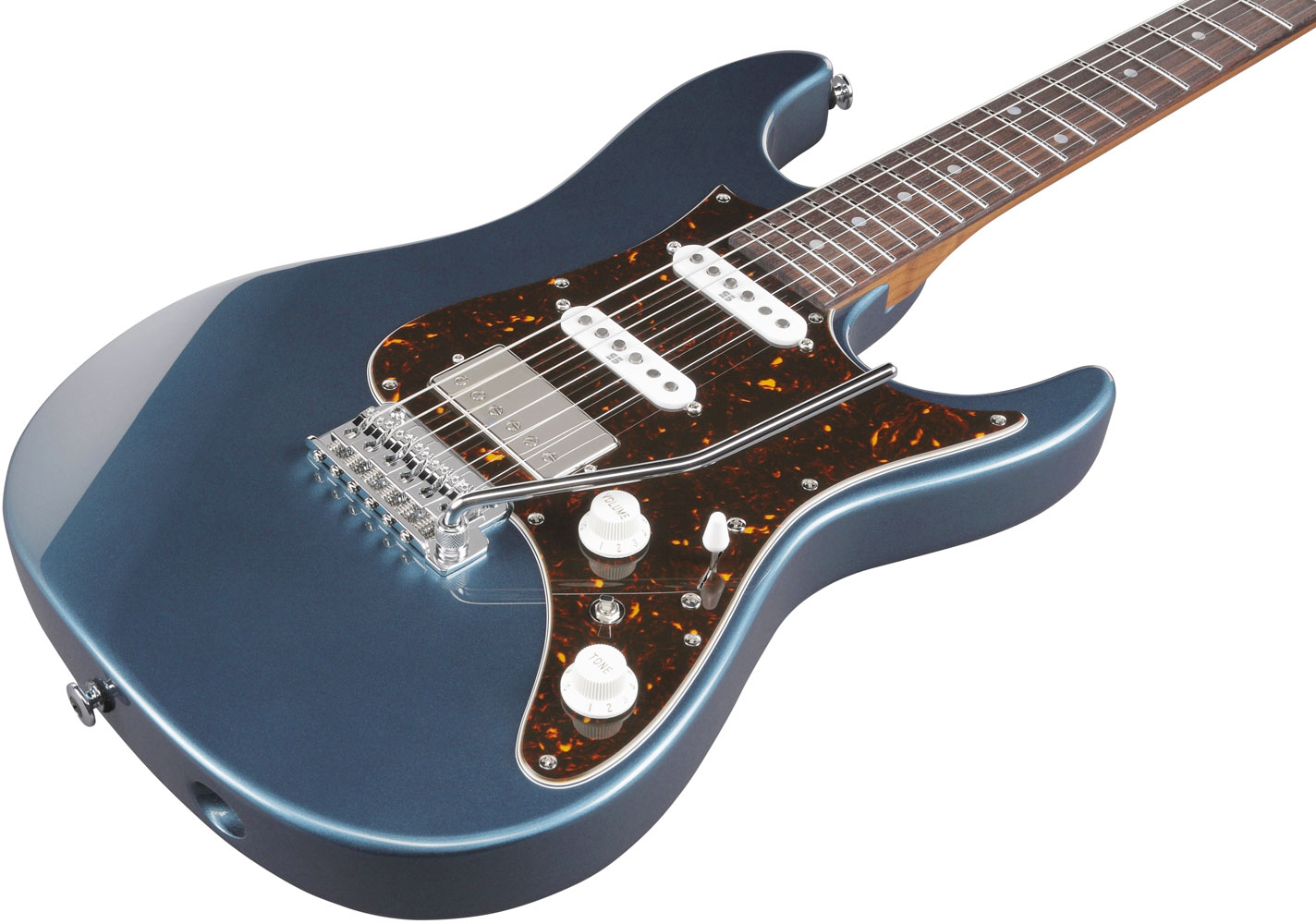 Ibanez Az2204n Pbm Prestige Jap Hss Seymour Duncan Trem Rw - Prussian Blue Metallic - Str shape electric guitar - Variation 1