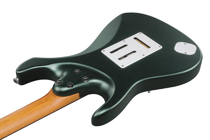 Ibanez Az2204n Vgf Prestige Jap Hss Seymour Duncan Trem Rw - Ivy Green Metallic Flat - Str shape electric guitar - Variation 3