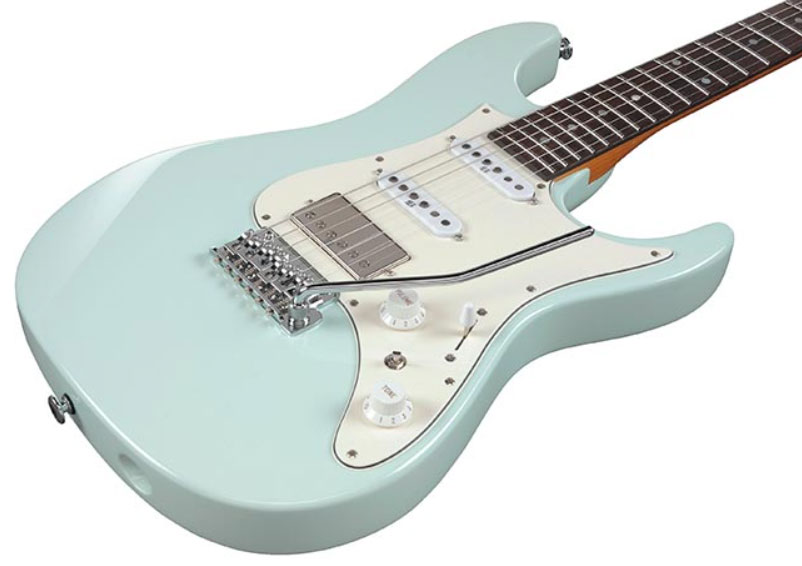 Ibanez Az2204nw Mgr Prestige Jap Hss Seymour Duncan Trem Rw - Mint Green - Str shape electric guitar - Variation 3