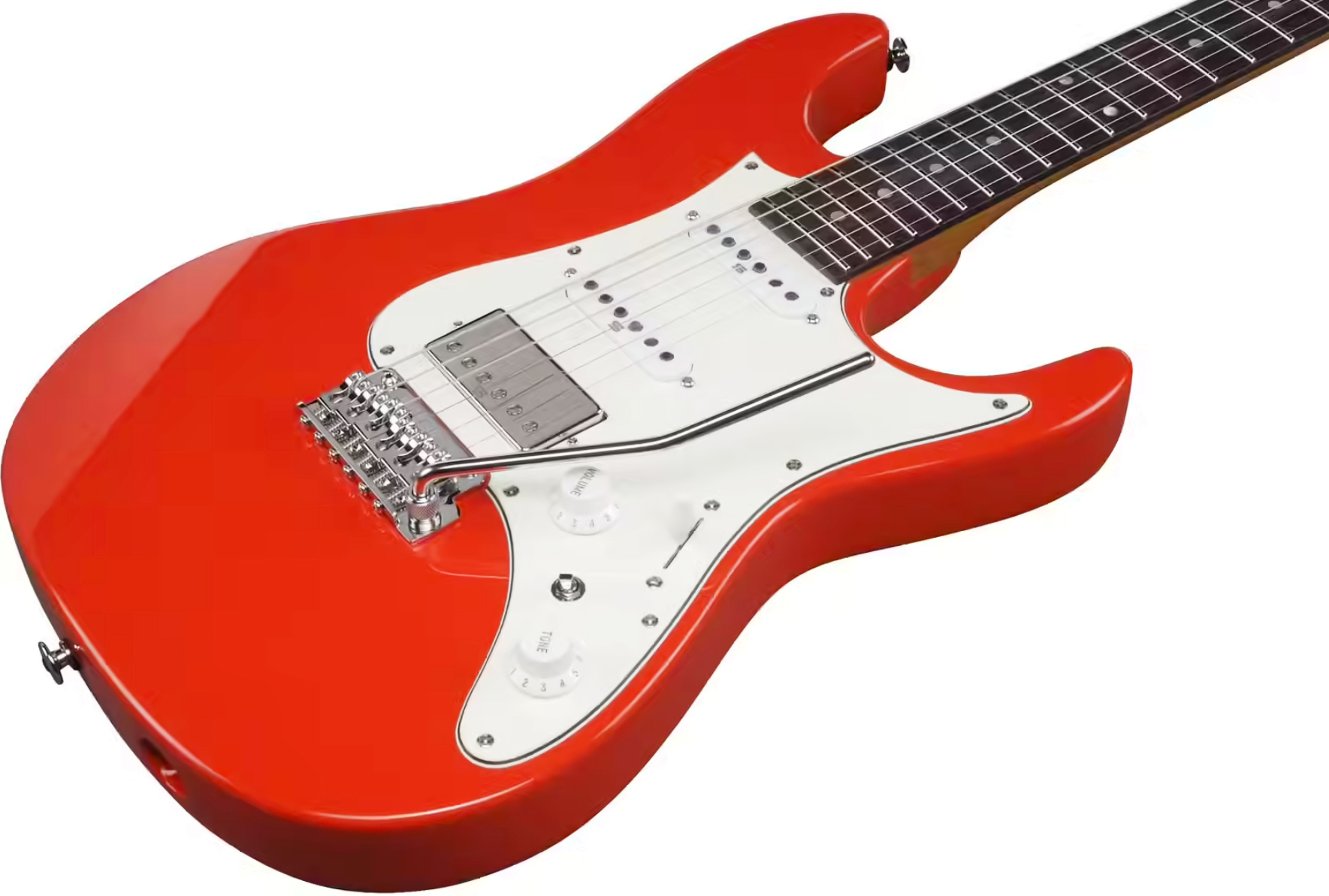 Ibanez Az2204nw Vr Prestige Jap Hss Seymour Duncan Trem Rw - Vermillion Red - Str shape electric guitar - Variation 2
