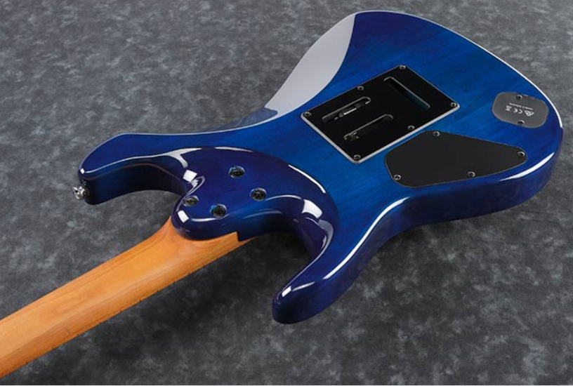 Ibanez Az226pb Cbb Premium Hss Trem Mn - Cerulean Blue Burst - Double cut electric guitar - Variation 3