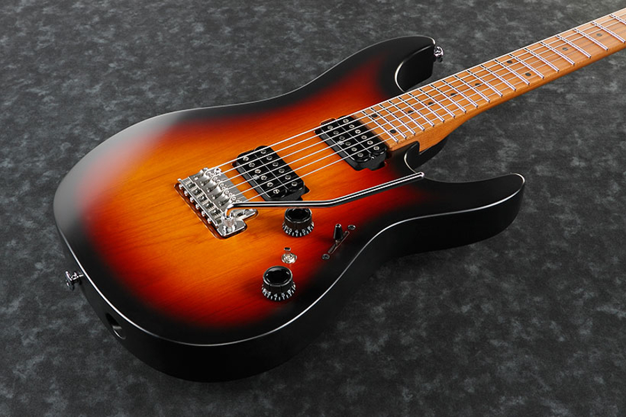 Ibanez Az2402 Tff Prestige Jap Hh Trem Mn - Tri Fade Burst Flat - Str shape electric guitar - Variation 2