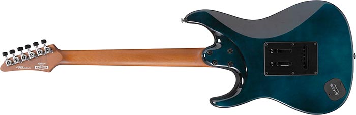 Ibanez Az24p1qm Premium Hss Trem Mn - Deep Ocean Blonde - Str shape electric guitar - Variation 1