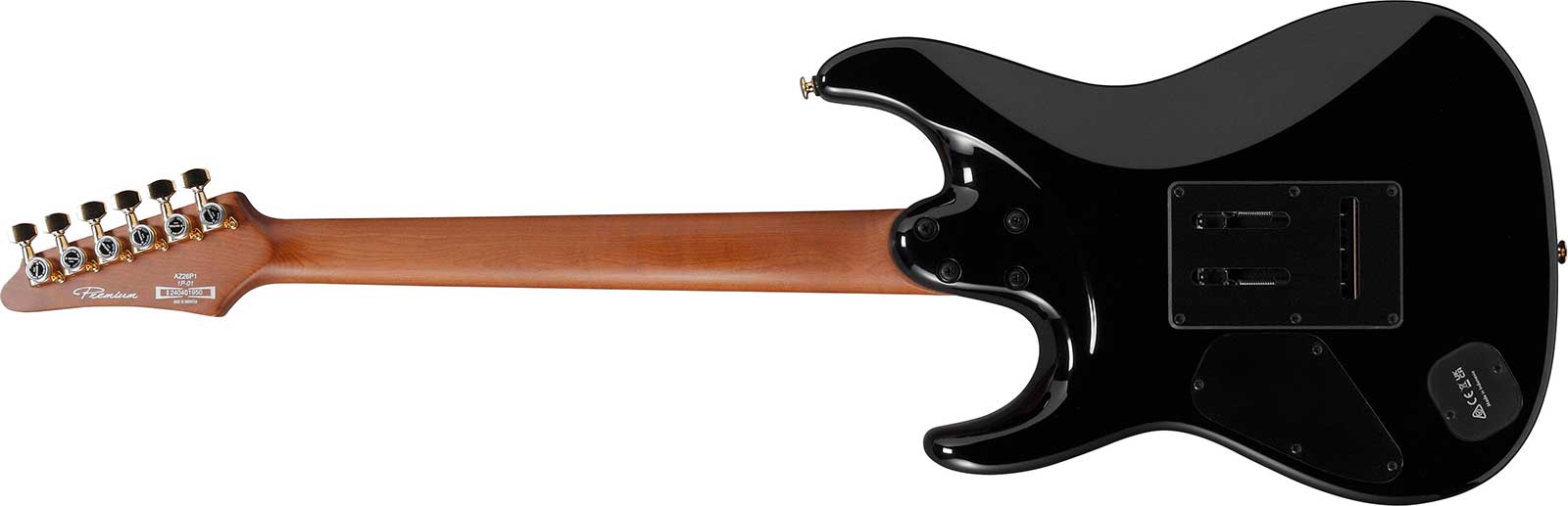 Ibanez Az26p1 Bk Premium Hss Seymour Duncan Trem Eb - Black - Str shape electric guitar - Variation 1