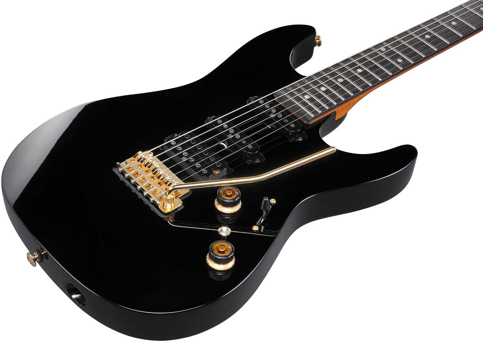 Ibanez Az26p1 Bk Premium Hss Seymour Duncan Trem Eb - Black - Str shape electric guitar - Variation 2