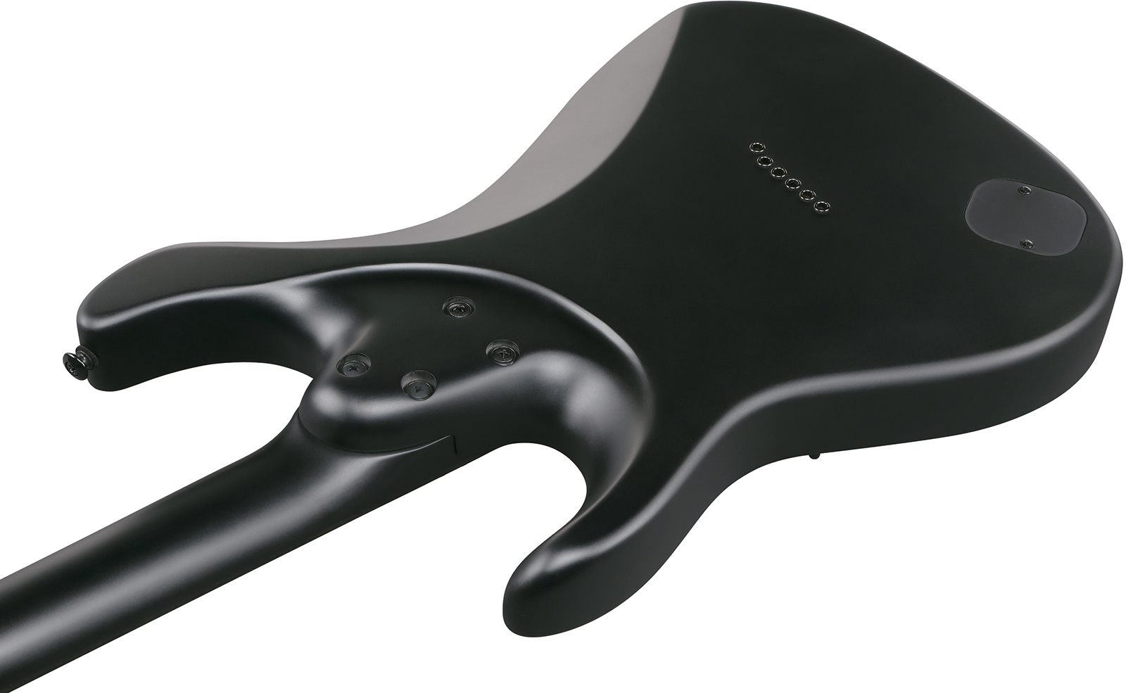 Ibanez Az41b1 Bkf Iron Label 2h Dimarzio Ht Eb - Black Flat - Str shape electric guitar - Variation 3