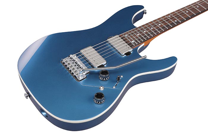 Ibanez Az42p1 Pbe Premium 2h Trem Rw - Prussian Blue Metallic - Str shape electric guitar - Variation 2