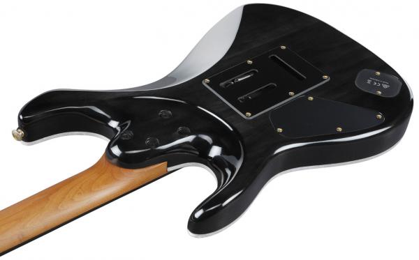 Solid body electric guitar Ibanez AZ47P1QM BIB Premium - black ice burst