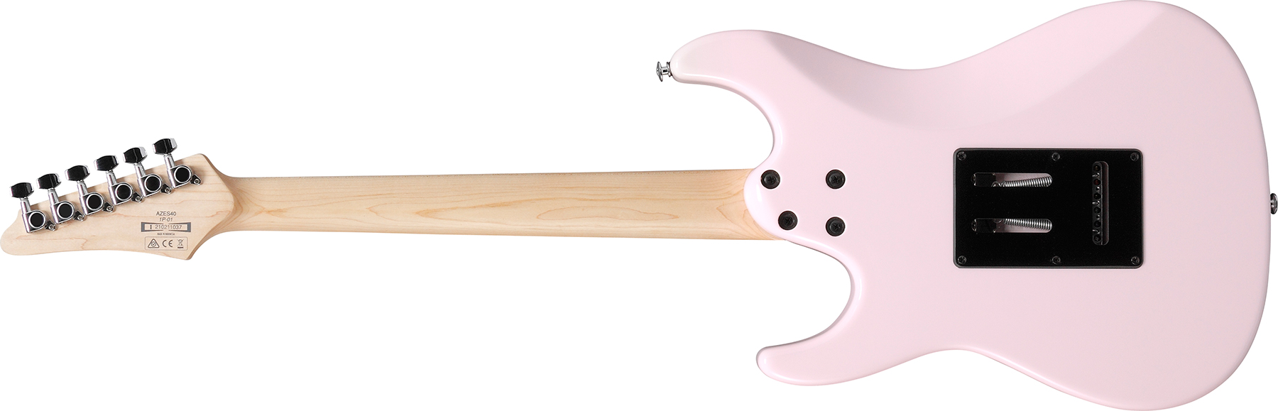 Ibanez AZES40 PPK Standard pastel pink Str shape electric guitar
