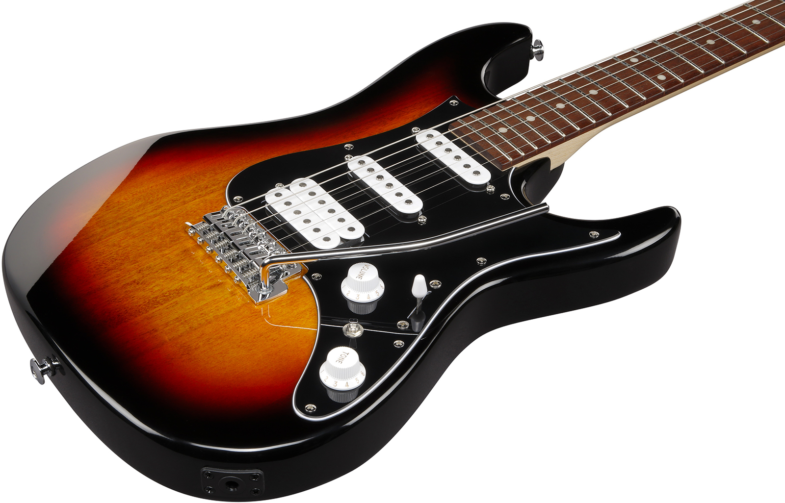 Ibanez Azes40b Tsn Standard Hss Trem Jat - Three Tone Sunburst - Str shape electric guitar - Variation 2