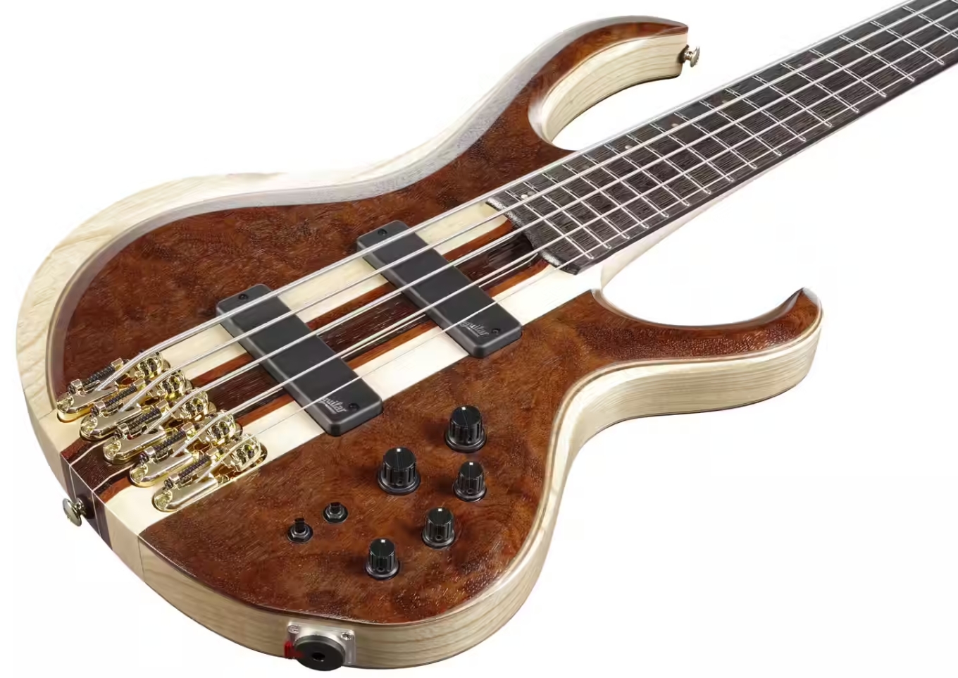Ibanez Btb1835 Ndl Standard 5c Active Aguilar Pp - Natural Shadow Low Gloss - Solid body electric bass - Variation 2