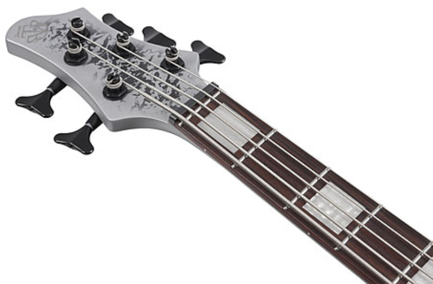 Ibanez Btb25th5 Slm Standard 5c Active Rw - Silver Blizzard Matte - Solid body electric bass - Variation 4