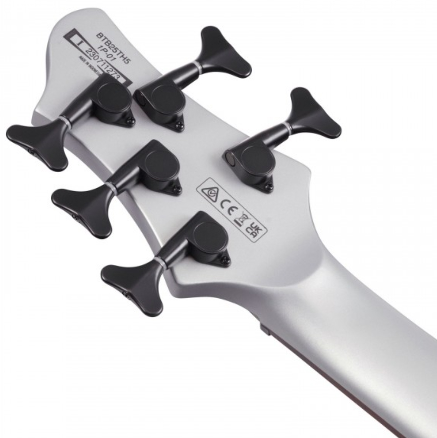 Ibanez Btb25th5 Slm Standard 5c Active Rw - Silver Blizzard Matte - Solid body electric bass - Variation 5