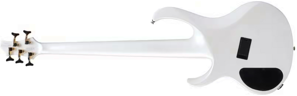 Ibanez Btb605 Mlm Workshop 5c Multiscale Active Mn - Pearl White Matte - Solid body electric bass - Variation 1