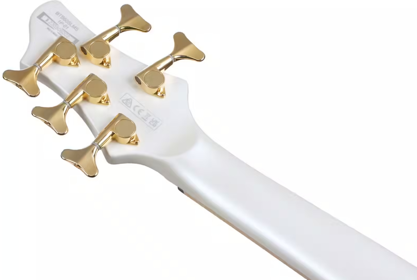 Ibanez Btb605 Mlm Workshop 5c Multiscale Active Mn - Pearl White Matte - Solid body electric bass - Variation 4