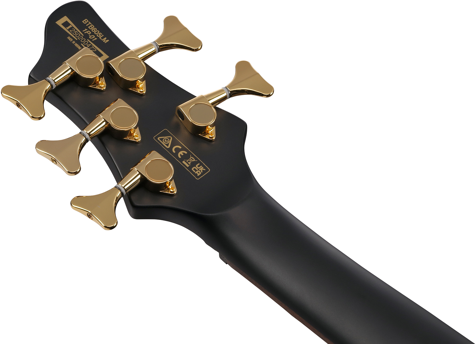 Ibanez Btb605lm Bkf Workshop 5c Multiscale Active Rw - Black Flat - Solid body electric bass - Variation 4