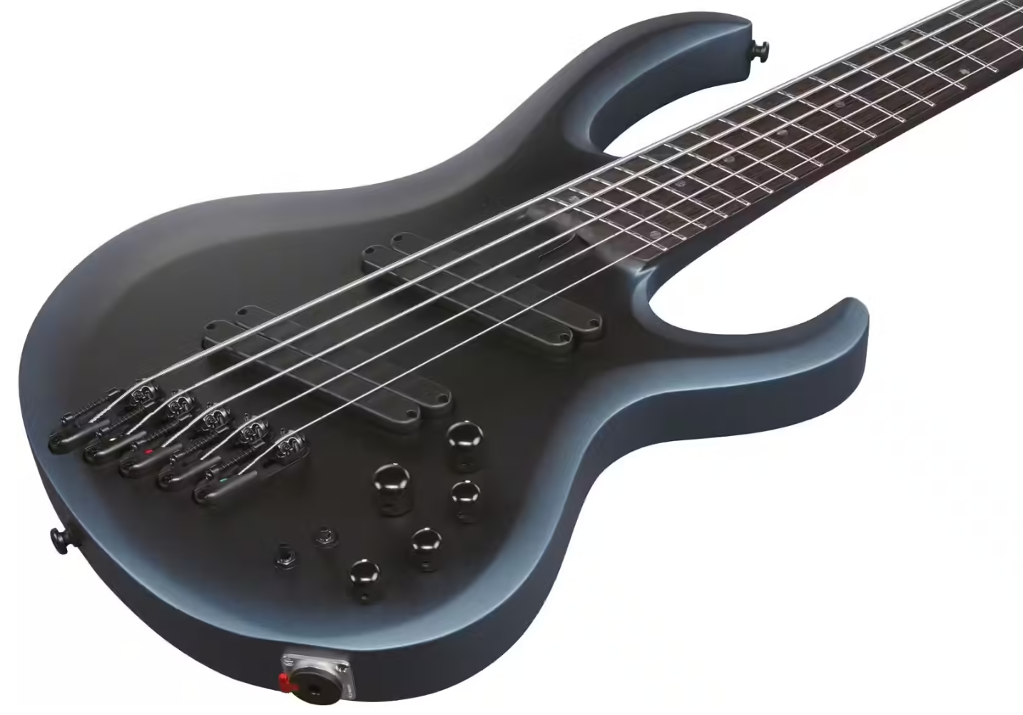 Ibanez Btb605ms Mam Workshop 5c Multiscale Active Pp - Midnight Arctic Ocean Matte - Solid body electric bass - Variation 2