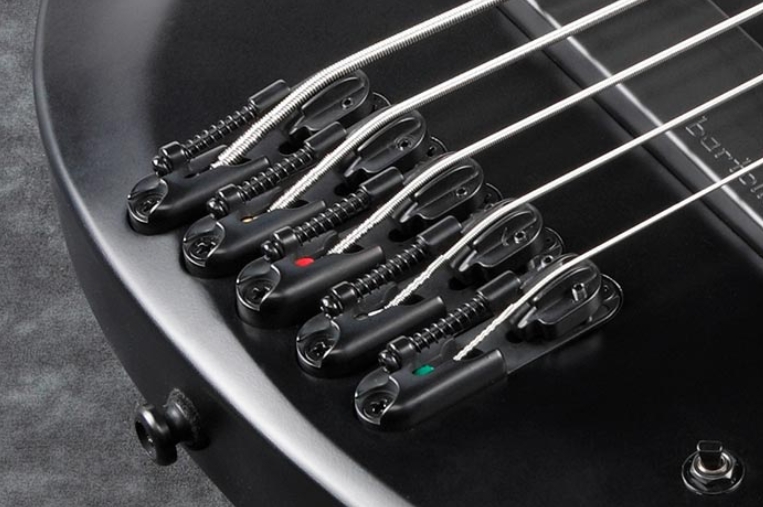 Ibanez Btb625ex Bkf Iron Label 5c Active Bartolini Ebo - Black Flat - Solid body electric bass - Variation 4