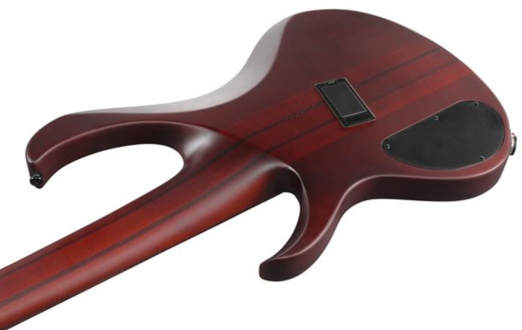 Ibanez Btb705lm Nnf Workshop 5c Multiscale Active Rw - Natural Browned Burst Flat - Solid body electric bass - Variation 4