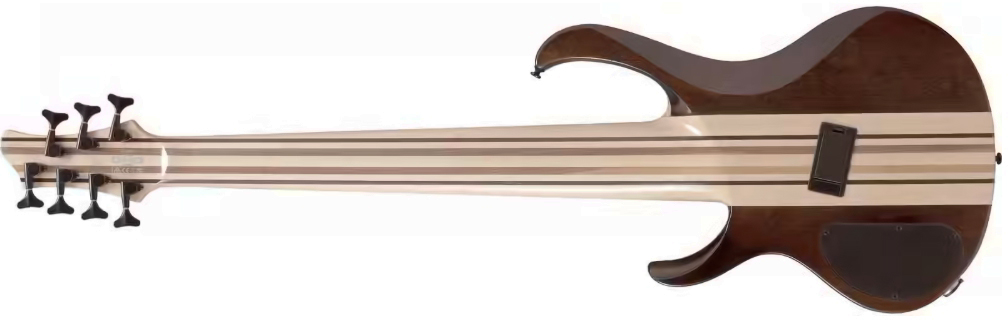 Ibanez Btb7ms Nml Workshop 7c Multiscale Active Rw - Natural Mocha Low Gloss - Solid body electric bass - Variation 1