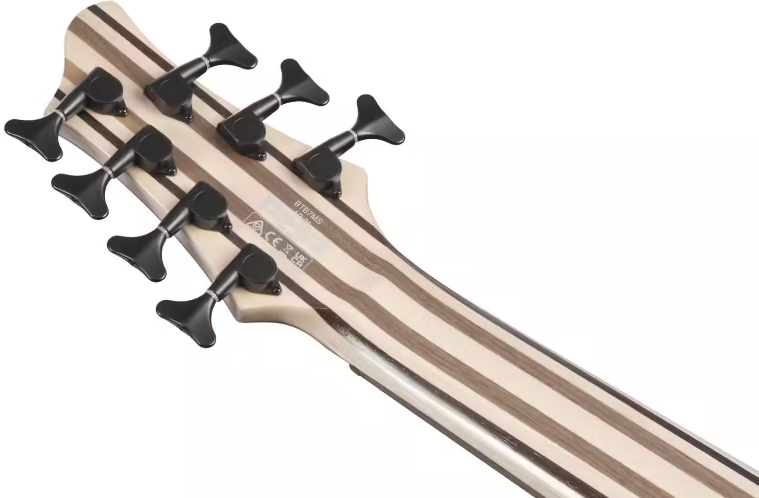 Ibanez Btb7ms Nml Workshop 7c Multiscale Active Rw - Natural Mocha Low Gloss - Solid body electric bass - Variation 5