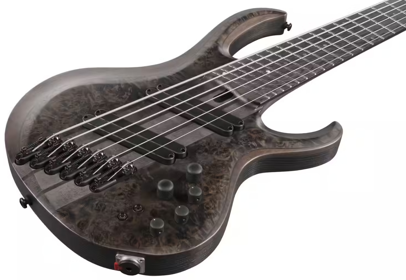 Ibanez Btb806ms Tgf Workshop 6c Multiscale Active Pp - Transparent Gray Flat - Solid body electric bass - Variation 2