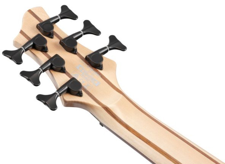 Ibanez Btb866sc Wkl Workshop 6c Active Bartolini Rw - Weathered Black Low Gloss - Solid body electric bass - Variation 5