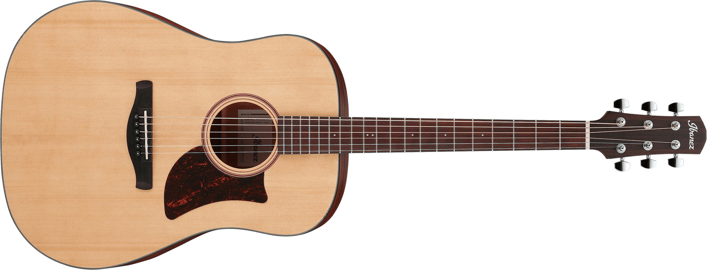 Ibanez Aad100 Opn Advanced Dreadnought Epicea Okoume Ova - Open Pore Natural - Acoustic guitar & electro - Main picture