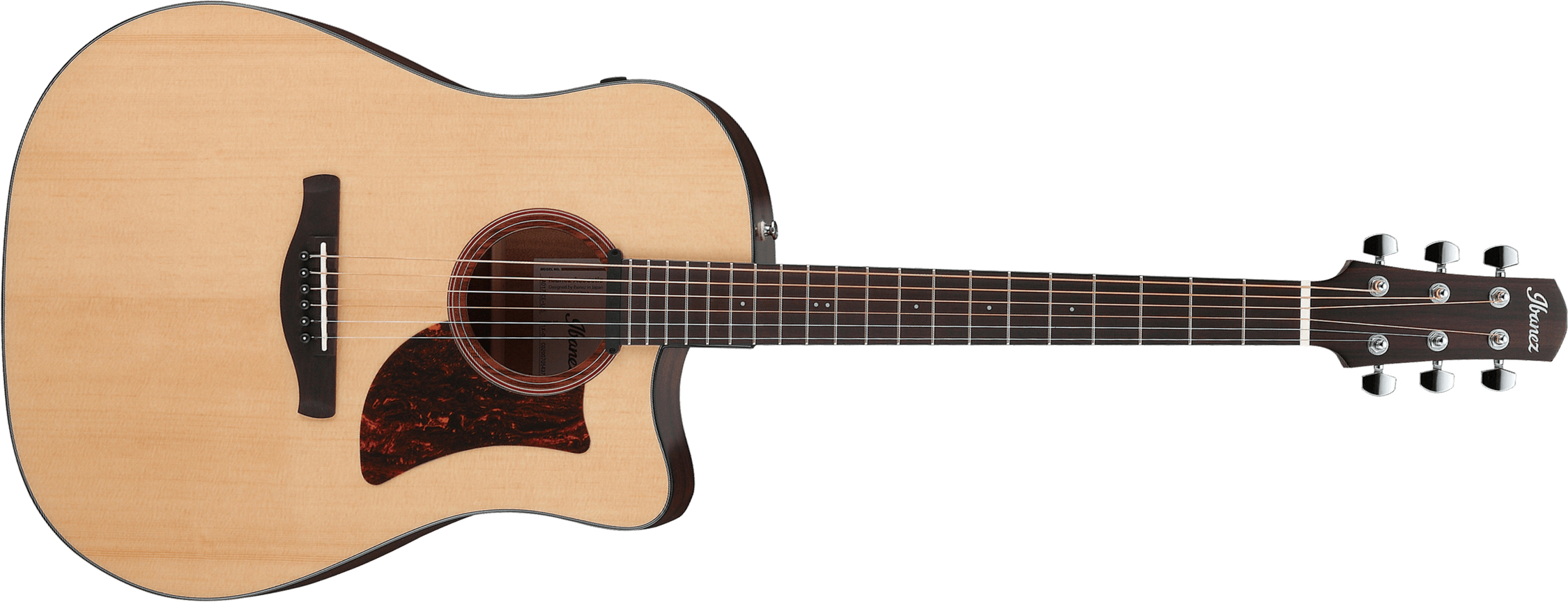 Ibanez Aad170ce Lgs Advanced Dreadnought Cw Epicea Okoume Ova - Natural Low Gloss - Electro acoustic guitar - Main picture
