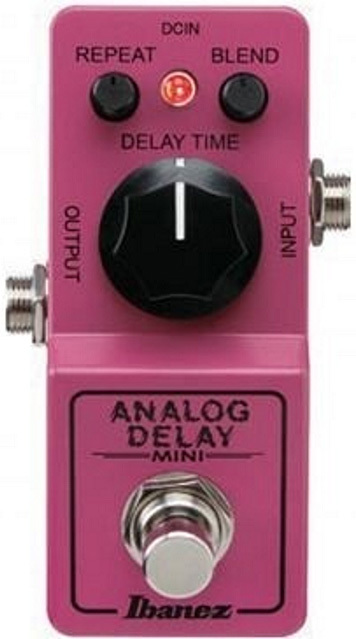 Ibanez Admini Analog Delay Mini - Reverb, delay & echo effect pedal - Main picture
