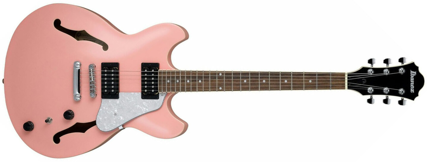 Ibanez As63 Crp Artcore Hh Ht Lau - Coral Pink - Semi-hollow electric guitar - Main picture