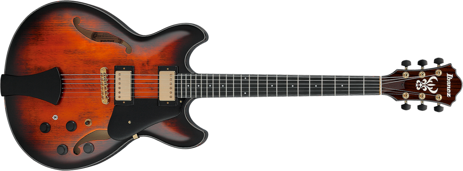 Ibanez Ash300 Tbc Artstar 2h Ht Eb - Tobacco Brown - Semi-hollow electric guitar - Main picture