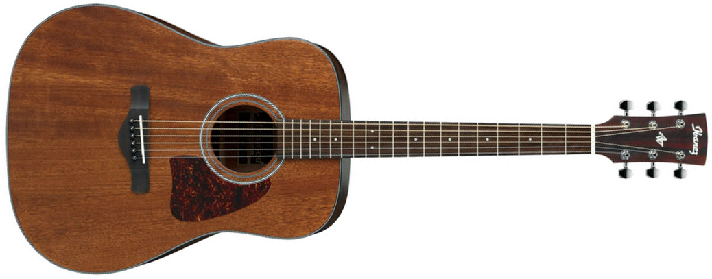 Ibanez Aw54 Opn Artwood Dreadnougth Tout Acajou Rw - Open Pore Natural - Acoustic guitar & electro - Main picture