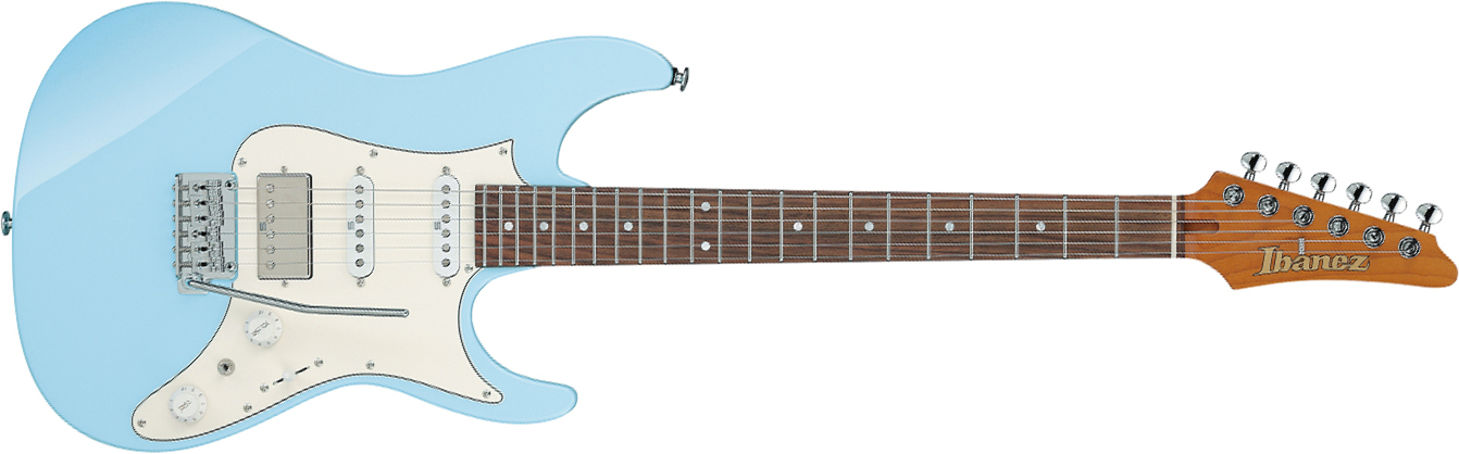 Ibanez Az2204nw Sfb Prestige Jap Hss Seymour Duncan Trem Rw - Seafoam Blue - Str shape electric guitar - Main picture