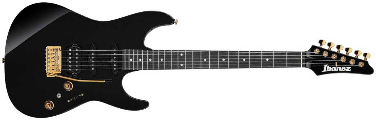 Ibanez Az26p1 Bk Premium Hss Seymour Duncan Trem Eb - Black - Str shape electric guitar - Main picture