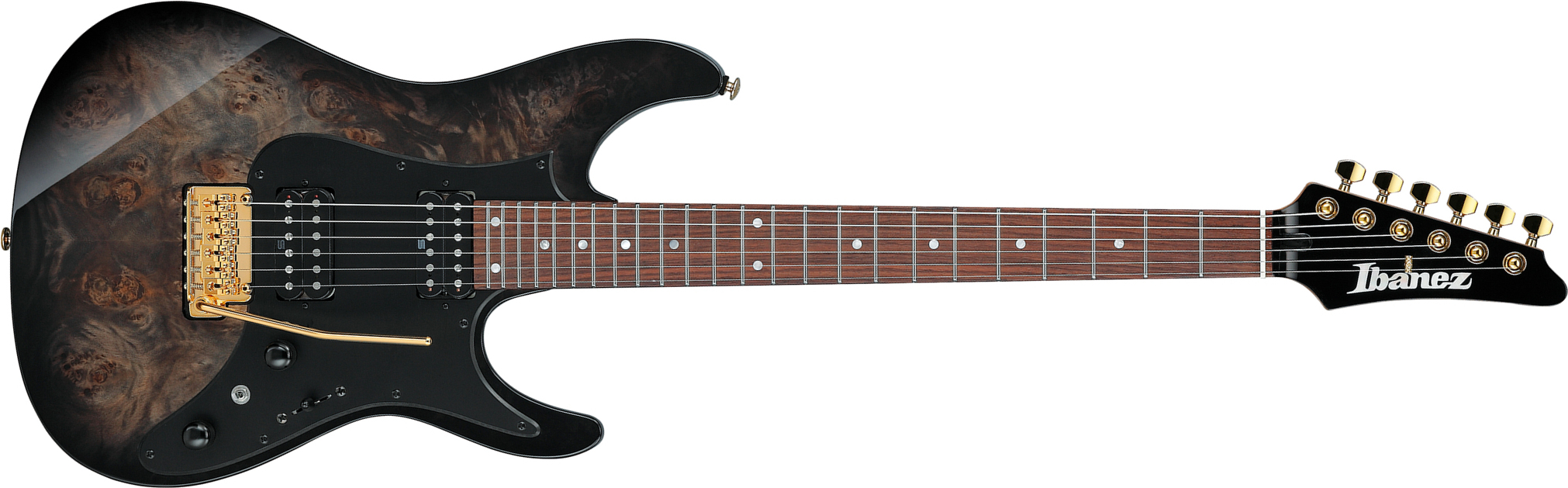 Ibanez Az41p1pb Tgb Premium 2h Seymour Duncan Trem Rw - Transparent Gray Burst - Str shape electric guitar - Main picture