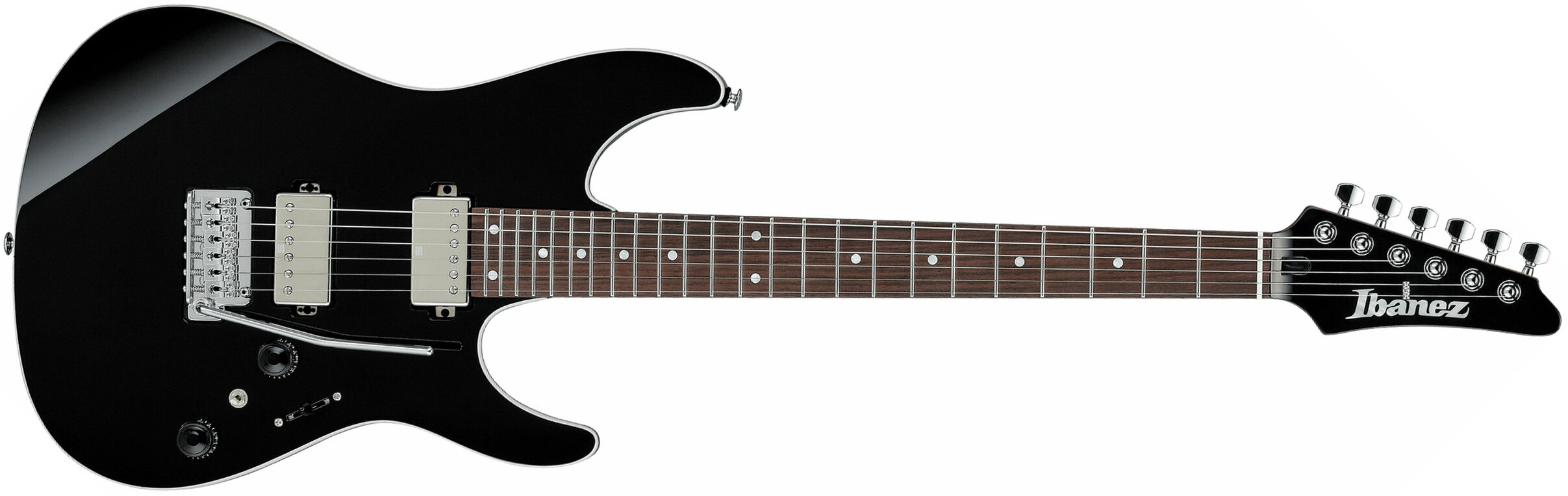 Ibanez Az42p1 Bk  Premium 2h Seymour Duncan Trem Rw - Black - Str shape electric guitar - Main picture