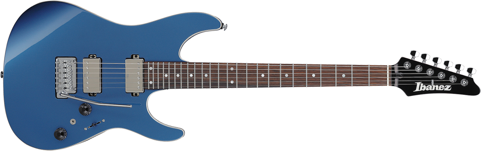 Ibanez Az42p1 Pbe Premium 2h Trem Rw - Prussian Blue Metallic - Str shape electric guitar - Main picture