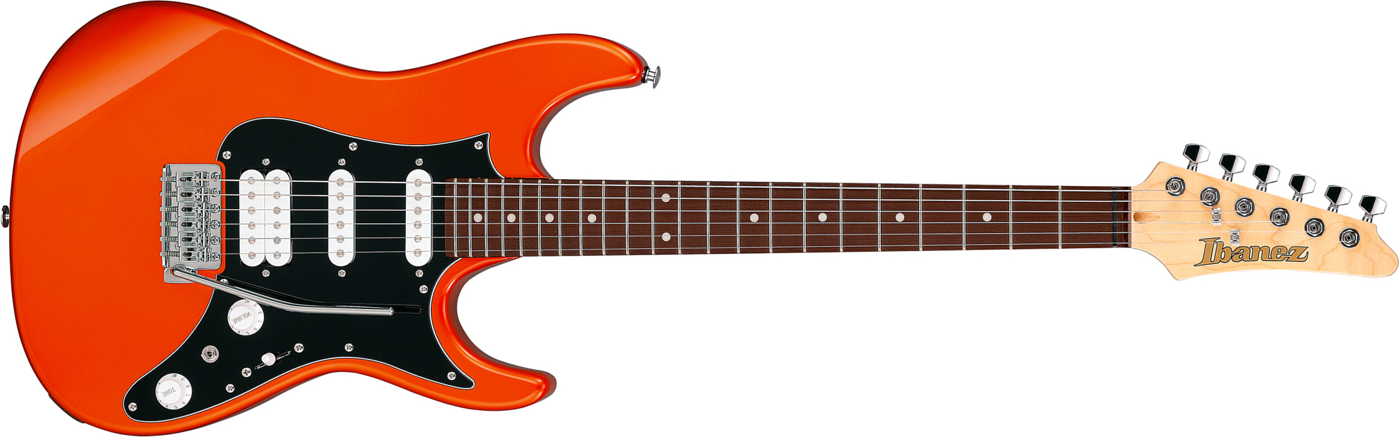 Ibanez Azes40b Rom Standard Hss Trem Jat - Roadster Orange Metallic - Str shape electric guitar - Main picture