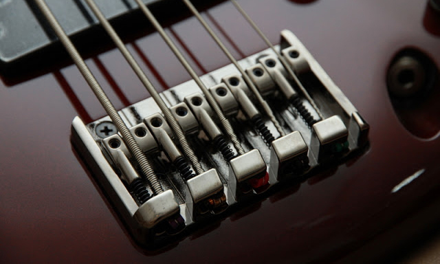 Ibanez Basse Accu Cast B125 Sr305 Bridge Black Chrome - - Bridge - Main picture