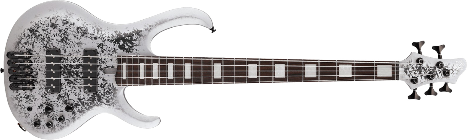 Ibanez Btb25th5 Slm Standard 5c Active Rw - Silver Blizzard Matte - Solid body electric bass - Main picture