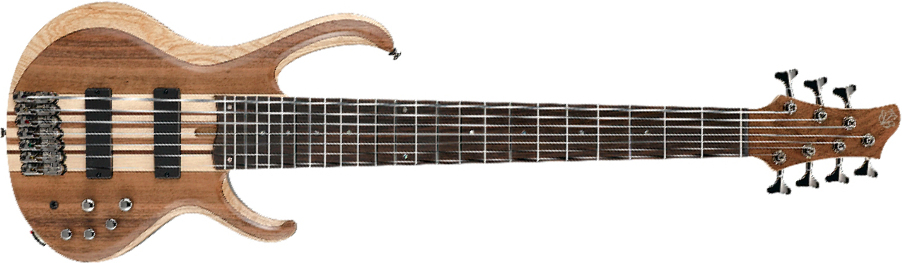 Ibanez Btb747 Ntl Standard 7c Active Rw - Natural Low Gloss - Solid body electric bass - Main picture