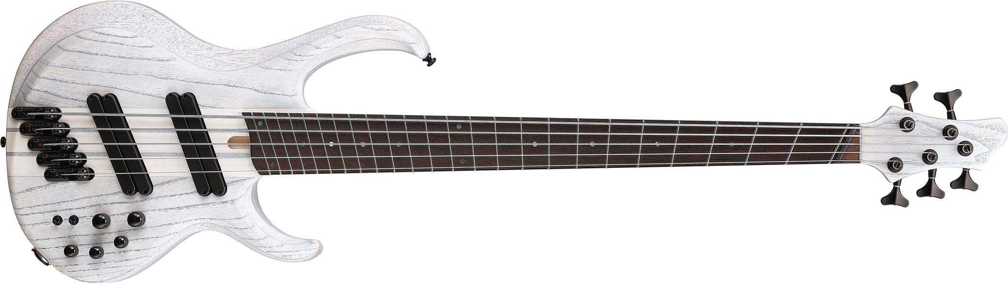 Ibanez Btb865ms Twf Workshop 5c Multiscale Active Pp - Transparent White Flat - Solid body electric bass - Main picture