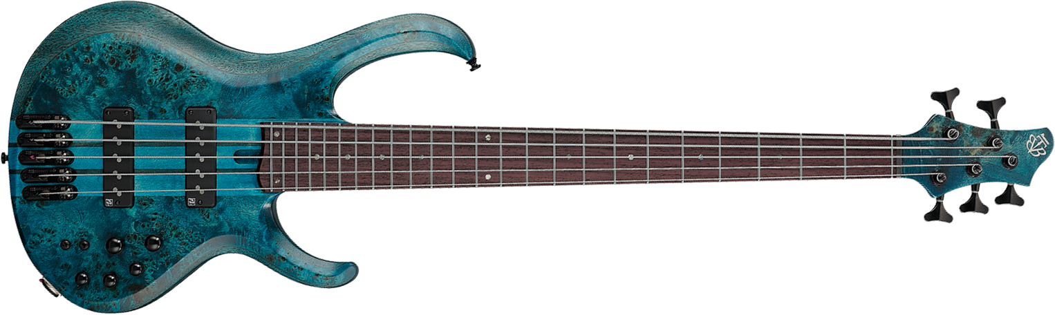 Ibanez Btb945 Col Standard 5c Active Eb - Cosmic Blue Low Gloss - Solid body electric bass - Main picture