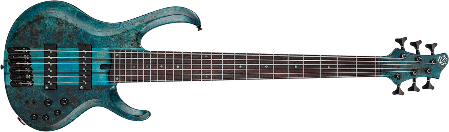 Ibanez Btb946 Col Standard 6c Active Eb - Cosmic Blue Low Gloss - Solid body electric bass - Main picture
