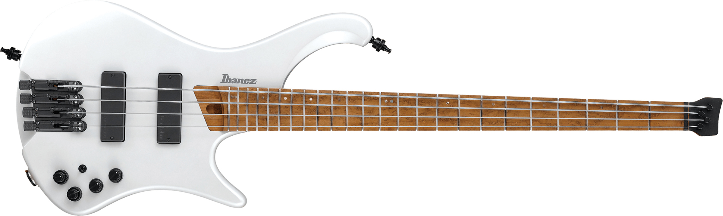 Ibanez Ehb1000 Pwm Workshop Active Bartolini Mn - Pearl White Matte - Solid body electric bass - Main picture