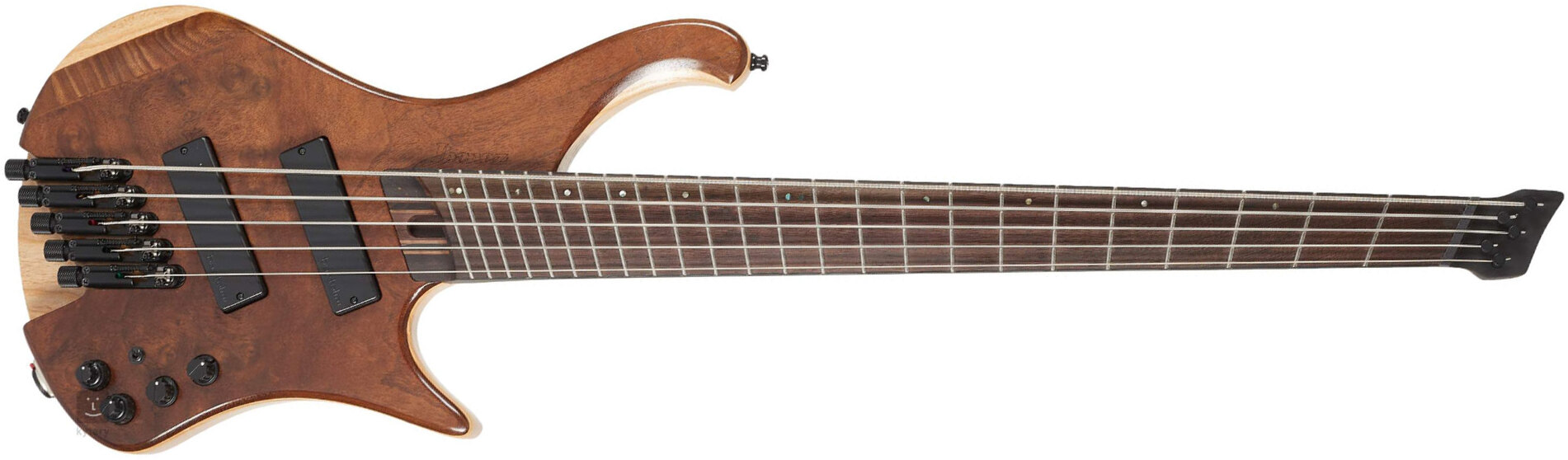 Ibanez Ehb1265ms Nml Workshop 5c Multiscale Active Bartolini Pp - Natural Mocha Low Gloss - Solid body electric bass - Main picture