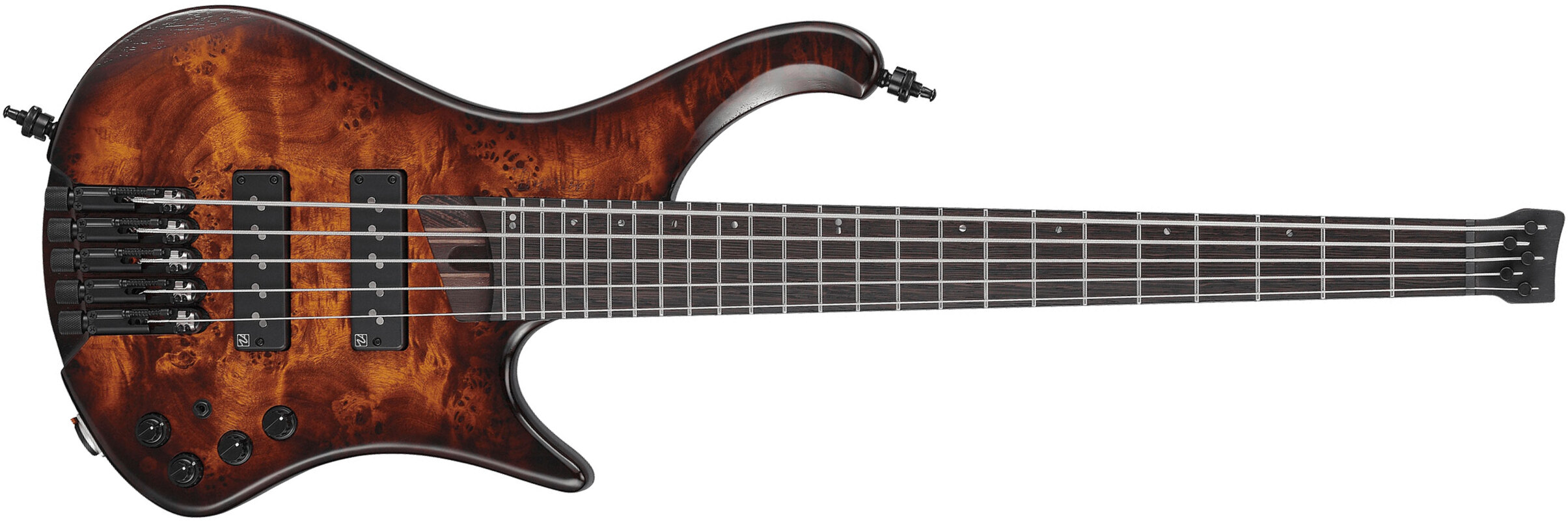 Ibanez Ehb1505s Del Workshop 5c Shsc Active Pp - Dragon Eye Burst Low Gloss - Travel electric bass - Main picture