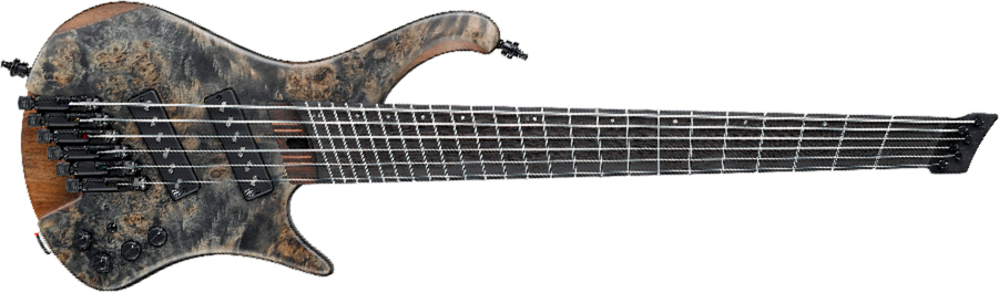 Ibanez Ehb1506ms Bif Workshop 6c Multiscale Active Pp - Black Ice Flat - Solid body electric bass - Main picture