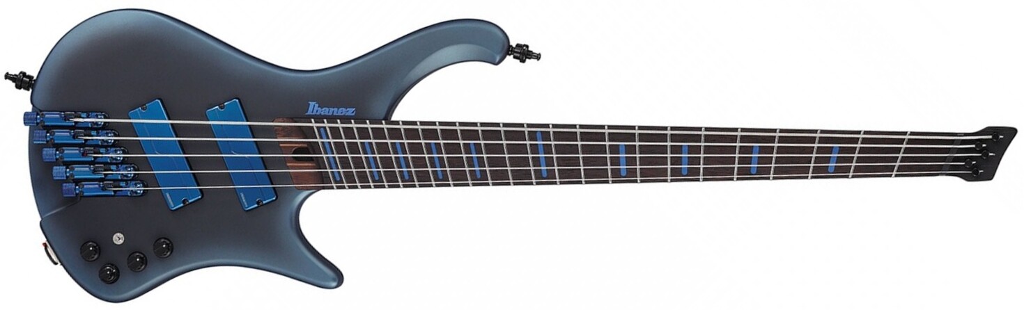 Ibanez Ehb5msbsp Del Workshop 5c Shsc Active Pp - Midnight Arctic Ocean Matte - Travel electric bass - Main picture